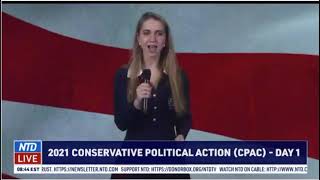 National Anthem performed at CPAC 2021 [upl. by Innis28]