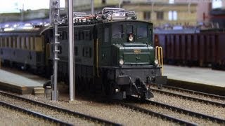 Largest Model Railway Layout of Switzerland in O Scale with Cab Ride [upl. by Nwahsav]