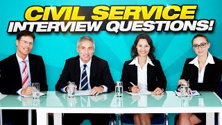 CIVIL SERVICE INTERVIEW QUESTIONS amp ANSWERS How To PASS A Civil Service Behaviours Interview [upl. by Annovy]