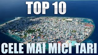 TOP 10 CELE MAI MICI TARI DIN LUME [upl. by Nnylahs]