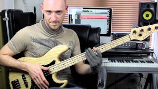 Slap Bass Lesson  BeginnerIntermediate  with Scott Devine L74 [upl. by Milissa]