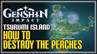 Destroy The Perches Puzzle Genshin Impact [upl. by Lyrpa482]