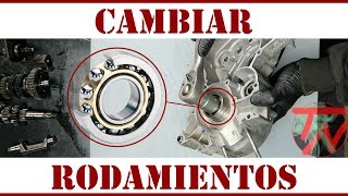 Como cambiar montar los RODAMIENTOS del MOTOR CIGUEÑAL moto 🛵⚙️ [upl. by Ram34]