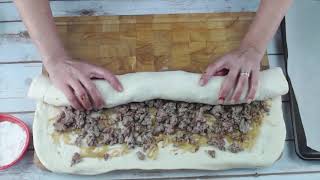 Sicilian Sausage Bread Bignolati [upl. by Nwad]