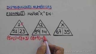 ANALOGÍAS Y DISTRIBUCIONES NUMÉRICAS  Diferentes Casos [upl. by Ruby]