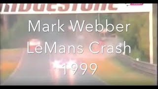 Mark Webber LeMans Crash and Flip Flying Car FULL VIDEO [upl. by Knowle]