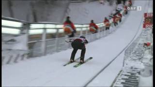 Robert Kranjec Oberstdorf 2010 226m  Fall ORF [upl. by Saeger]