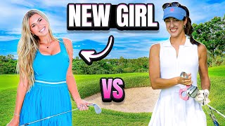 Her FIRST YouTube Match 9 Holes Sabrina Andolpho [upl. by Thierry476]