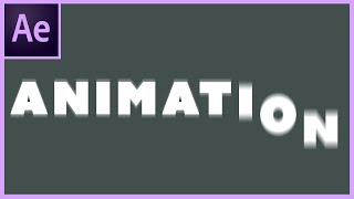 Basic Text Animations in After Effects CC 2020 [upl. by Ah379]