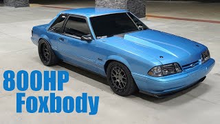 800HP Foxbody  Vortech YSi Supercharged Mustang Review [upl. by Christophe]