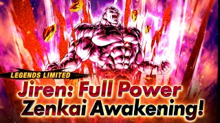 DRAGON BALL LEGENDS quotLL Jiren Full Powerquot Zenkai Awakening [upl. by Netsrik]