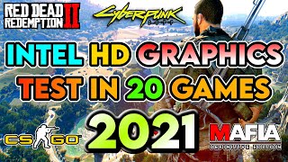 Intel HD Graphics 630 in 2021  Test in 20 Games  720p Gaming Performance [upl. by Sculley]