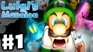 Luigis Mansion  3DS Gameplay Walkthrough Part 1  Area 1  Chauncey Nintendo 3DS [upl. by Iramaj]