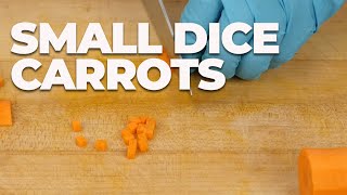 How to Small Dice Carrots [upl. by Thatcher]