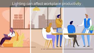 How Lighting Affects Workplace Productivity  Amerlux Lighting [upl. by Alwitt830]