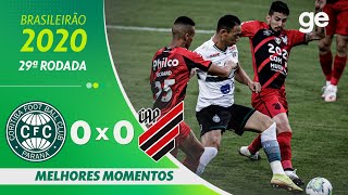 CORITIBA 0 X 0 ATHLETICOPR  MELHORES MOMENTOS  29ª RODADA BRASILEIRÃO 2020  geglobo [upl. by Erika700]