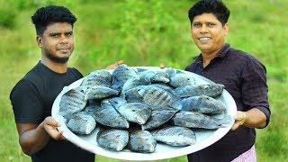 KARIMEEN POLLICHATHU  Kerala Style Fish Fry In Banana Leaf  Cooking Skill Village Food Channel [upl. by Stillmann698]