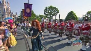 Merida quotBravequot processional and coronation as 11th Disney Princess at Walt Disney World [upl. by Leeda]