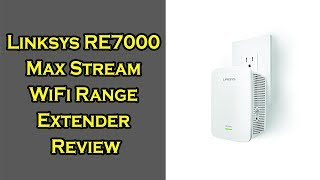 Linksys RE7000 Max Stream AC1900 WiFi Range Extender Review [upl. by Aihseya]