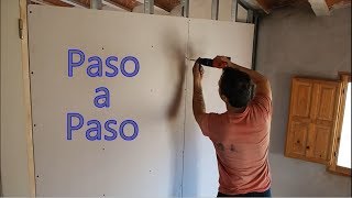 COMO CONSTRUIR UNA PARED DE PLADUR  para PRINCIPIANTES [upl. by Aoht]