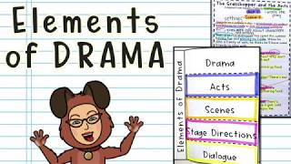 Elements of Drama Interactive Lesson for Beginners [upl. by Erlandson]