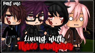 ✨•Living with 3 vampires•✨ Original  Gacha life mini movie  Glmm 12 [upl. by Ahseina]