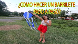 Como Hacer un Barrilete cometa o papalote ¿Cómo hacer un BARRILETE muy simple y económico [upl. by Dunseath]