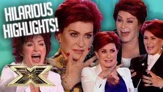 Sharon Osbournes FUNNIEST moments  The X Factor UK [upl. by Ellecram]