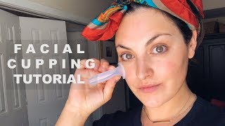 Facial Cupping Tutorial  DOES IT WORK [upl. by Leese]