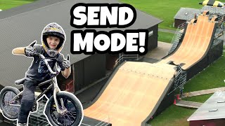 New BMX Tricks In USA FREESTYLE BMX Competition SEND MODE ON [upl. by Doscher974]