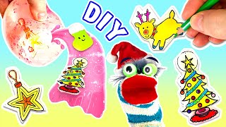 Fizzy Makes DIY Christmas Shrinky Dinks With Squishy Maker [upl. by Westleigh]