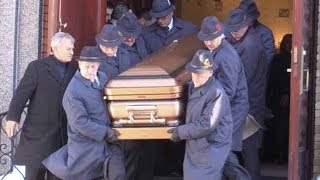 Raw video Funeral of alleged Montreal Mafia boss Vito Rizzuto [upl. by Buck]