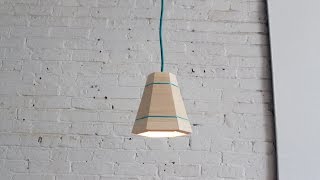 DIY Wood Pendant Lamp [upl. by Stutzman]