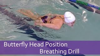 Butterfly Head Position Breathing Drill [upl. by Destinee245]