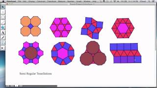 Tessellations 4 SemiRegular Tessellations [upl. by Aihsa797]