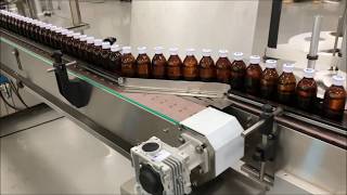 Pharmaceutical Bottle Washing  Filling  Capping  Labeling Line [upl. by Bevus]