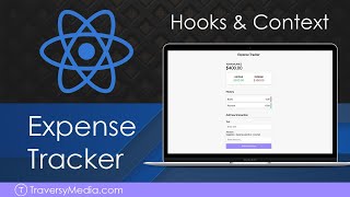 Build an Expense Tracker  React Hooks amp Context API [upl. by Abel]