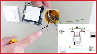 COMMENT BRANCHER INTERRUPTEUR VOLET ROULANTTUTO RACCORDEMENT ET EXPLICATIONS [upl. by Riobard]