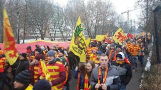 Jagiellonia fans march [upl. by Jolyn]