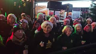 WHAT CHRISTMAS MEANS TO ME Rock Choir at Birkdale Lights Switch On 1st December 2024 [upl. by Mighell]