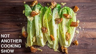 THE ORIGINAL CAESAR SALAD RECIPE [upl. by Nilpik]