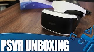 PlayStation VR Unboxing  First Look At Everything You Get [upl. by Tabatha]