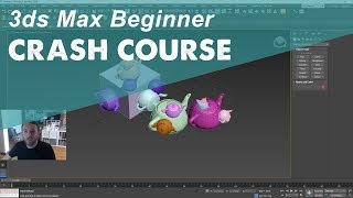 3DS MAX TUTORIAL Beginner Crash Course [upl. by Alenairam]