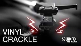 Vinyl Crackle  Record Player  Sound Effect [upl. by Culver436]