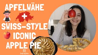 APFELWÄHE SWISSStyle ICONIC APPLE PIE 🥧🍎✨DELICIOUS EASY and CINNAMONY😋 [upl. by Lasley]