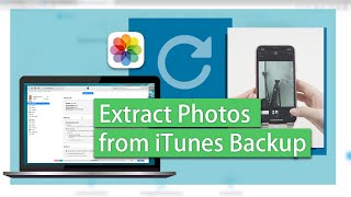 How to Extract Photos from iTunes Backup [upl. by Ahsini374]