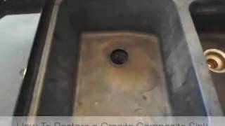 Granite CountertopComposite Sink RefreshDeep CleanSeal [upl. by Harvie861]