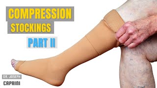 A MUST SEE for anyone with DVT  Compression Stockings PART II [upl. by Osnofla]