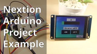 DEMO Nextion Display with Arduino – Getting Started [upl. by Vokay673]