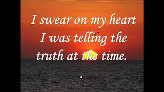 Baby I Lied with lyrics by Deborah Allen [upl. by Goto]